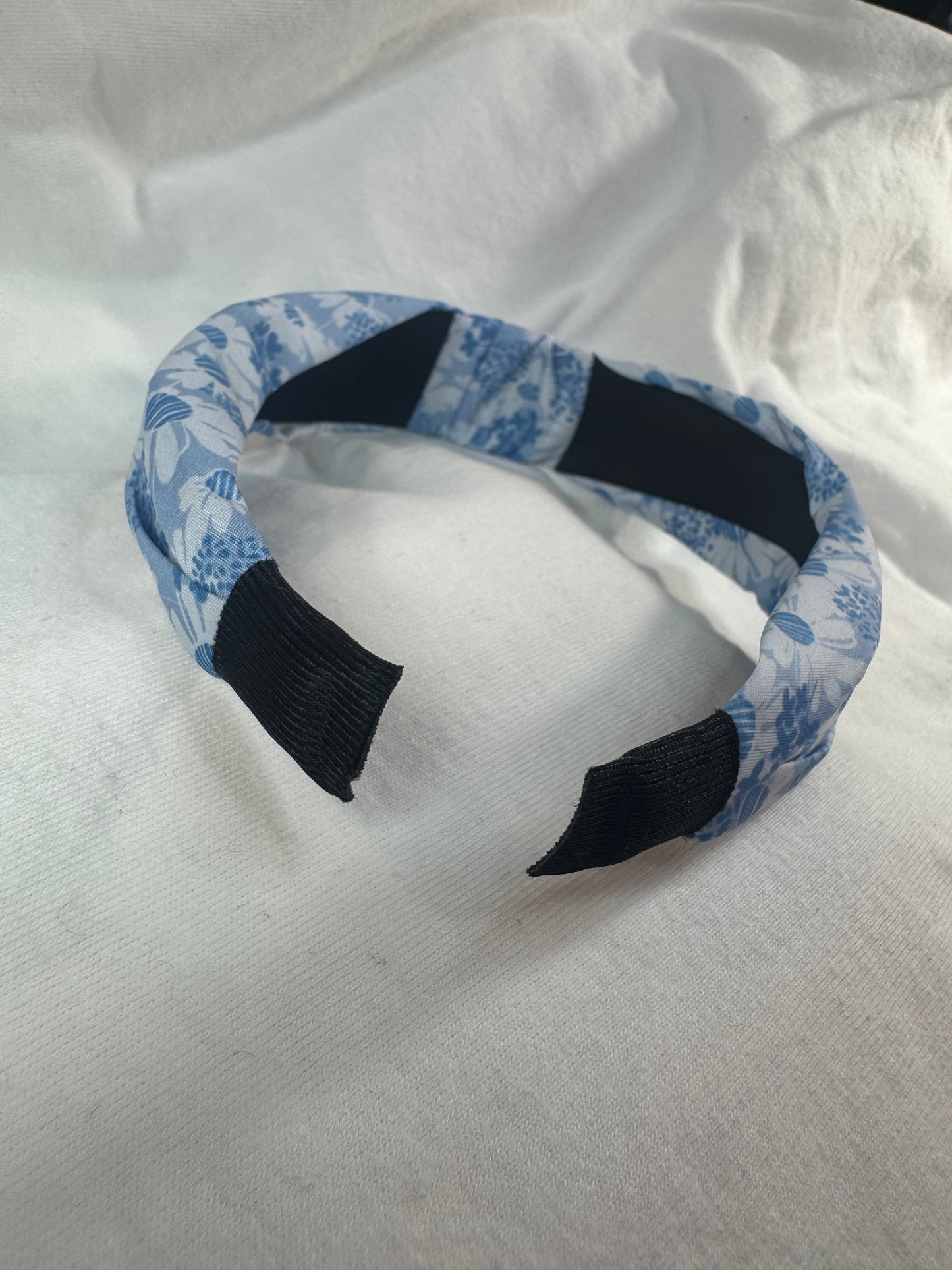 Blue Floral Headband