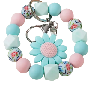 Sunflower Mint Keychain