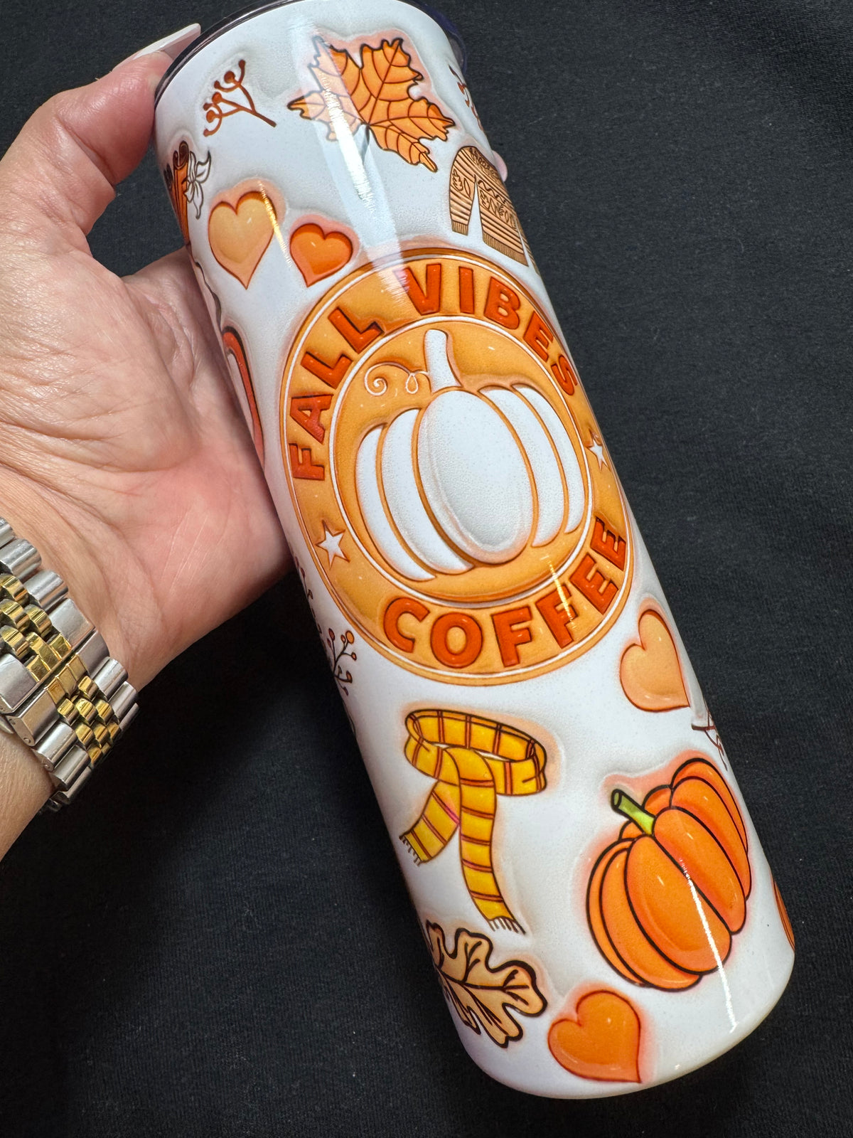 Fall Vibes Coffee 20 oz Stainless Steel Tumbler