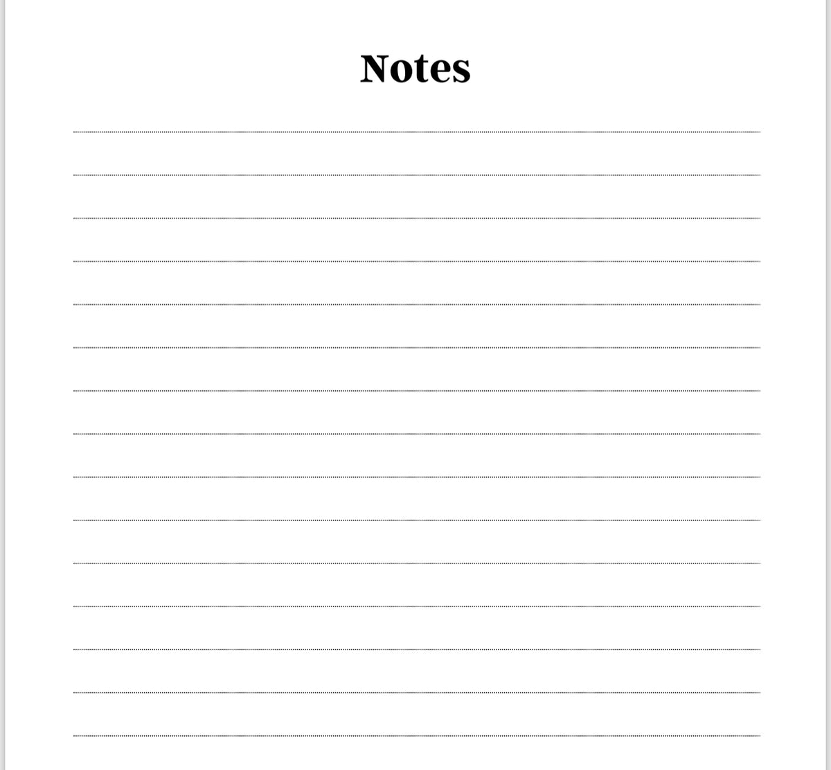 Anxiety Journal Template