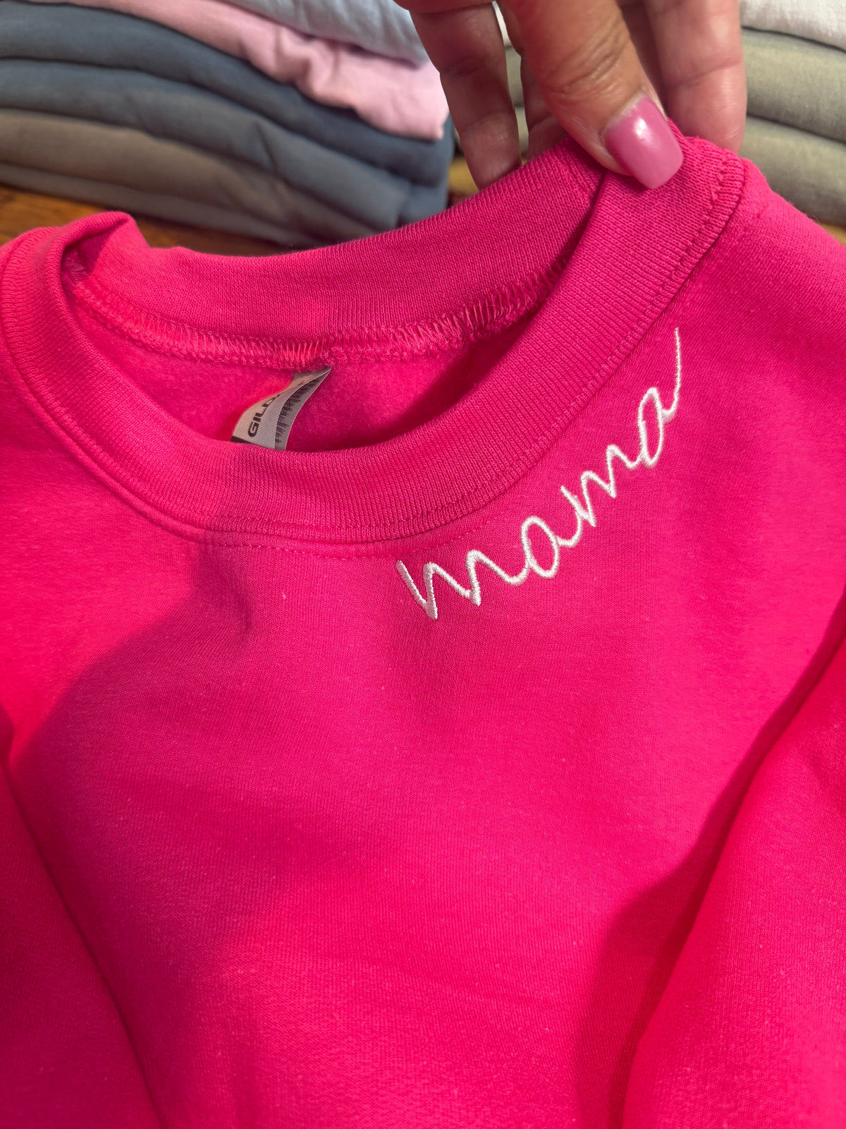Mama Neckline Crewneck