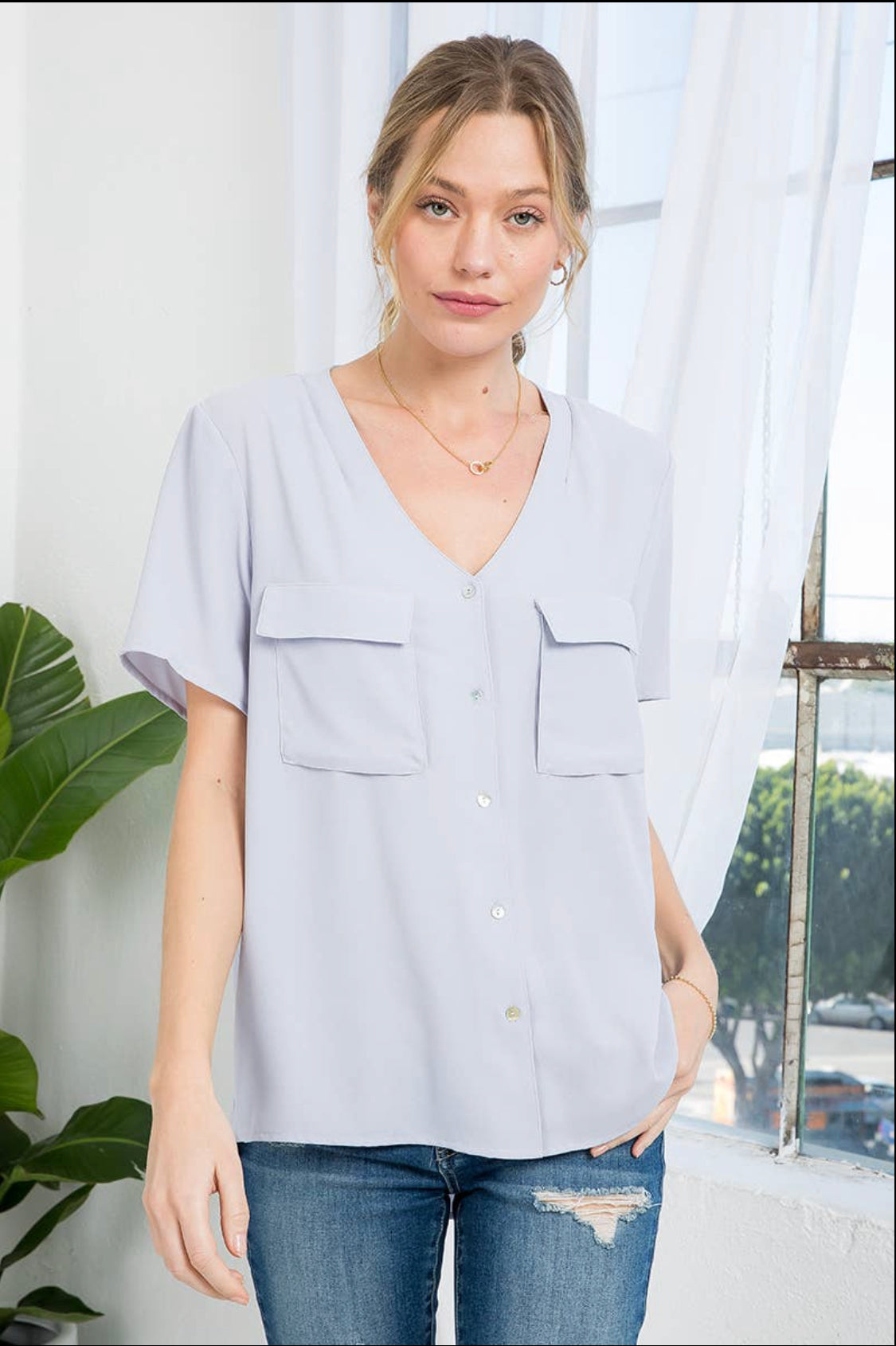 Lilac Breeze Blouse