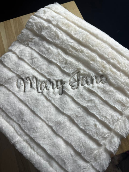 Personalized Plush Blanket