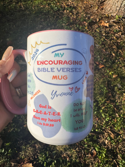 My Encouraging Bible Verses Mug