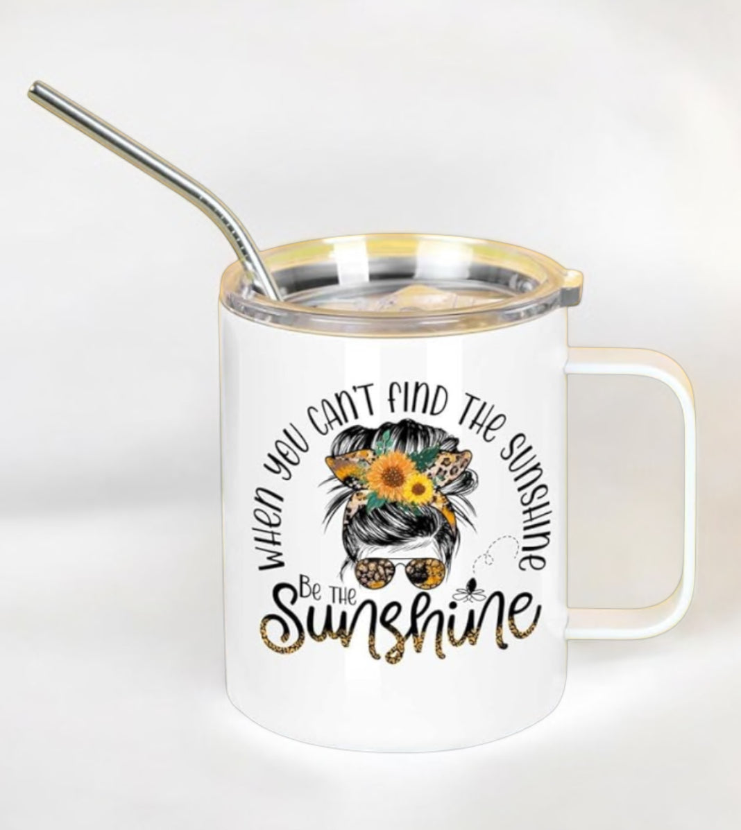 Customize 12oz Stainless Steel Coffee Mug with Lid