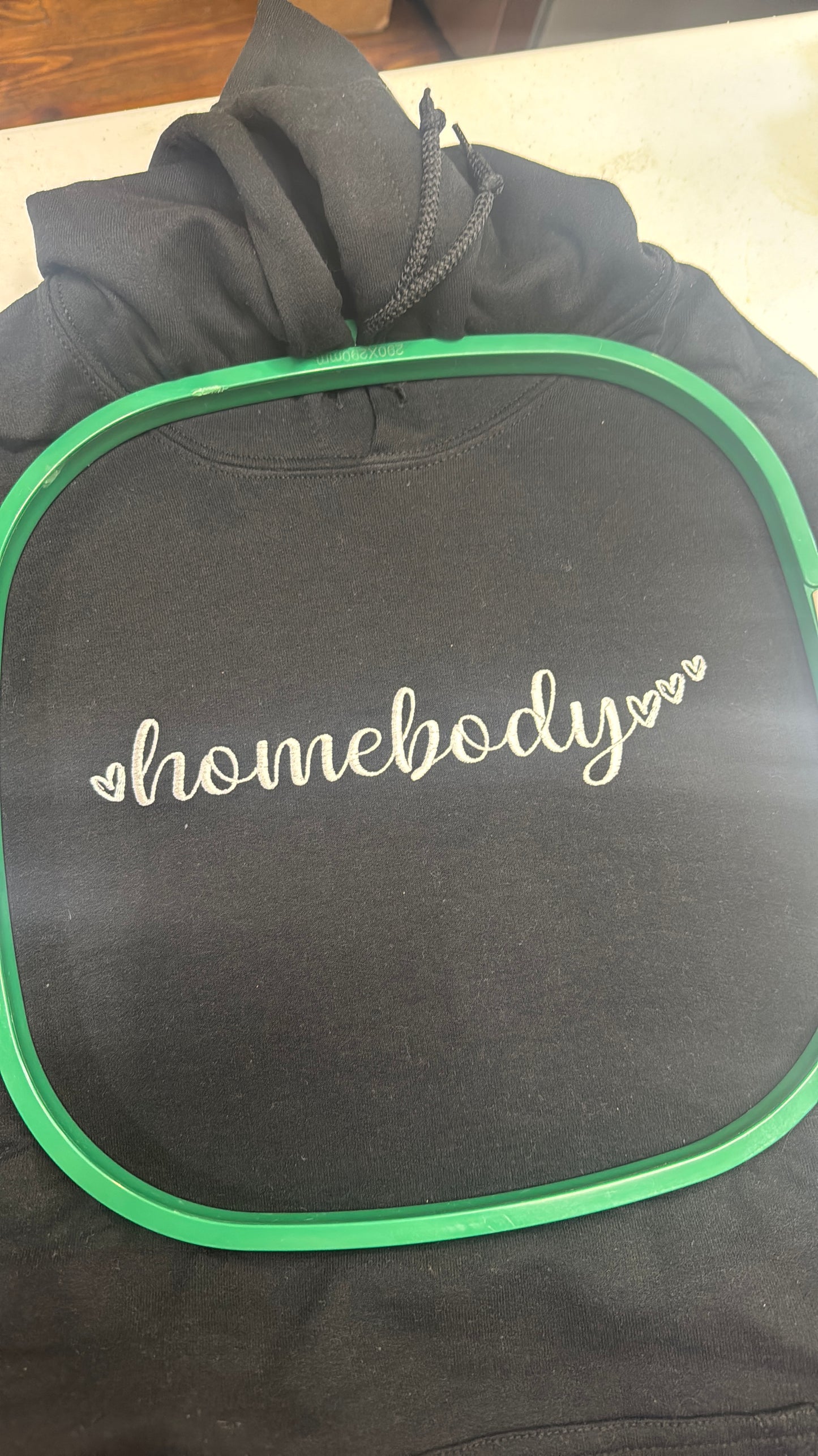 Homebody Embroidered Hoodie