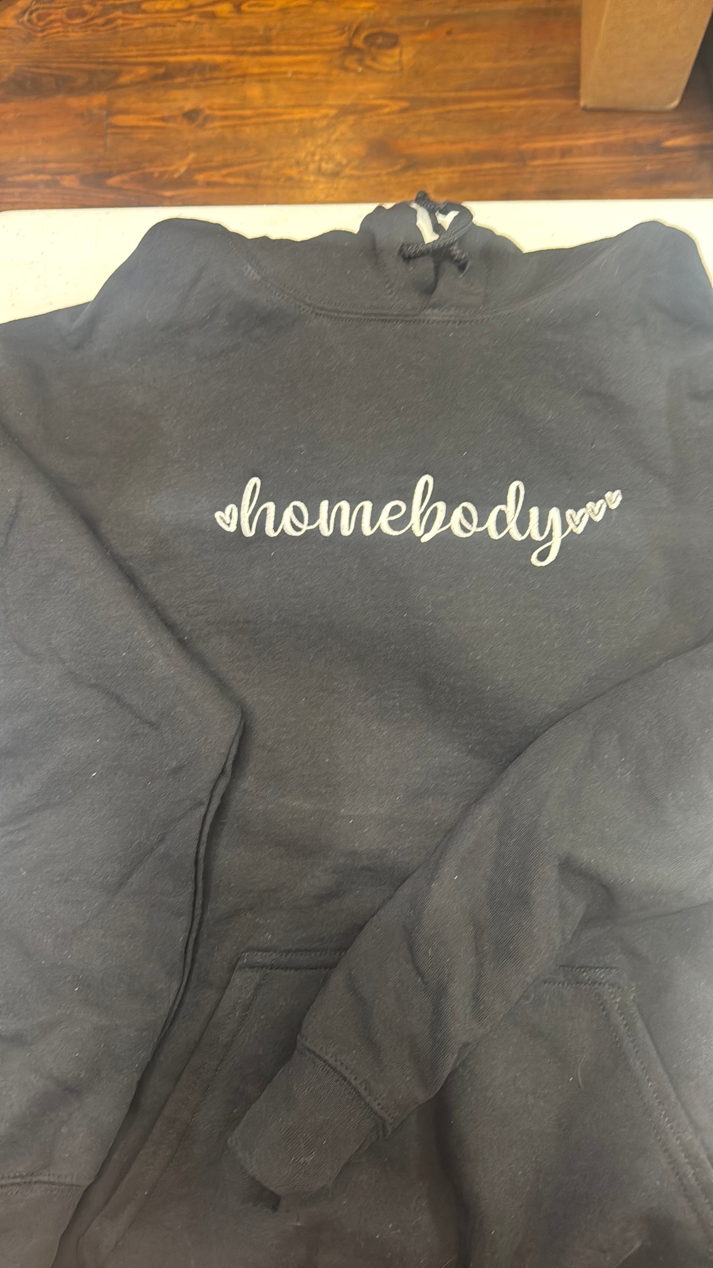 Homebody Embroidered Hoodie