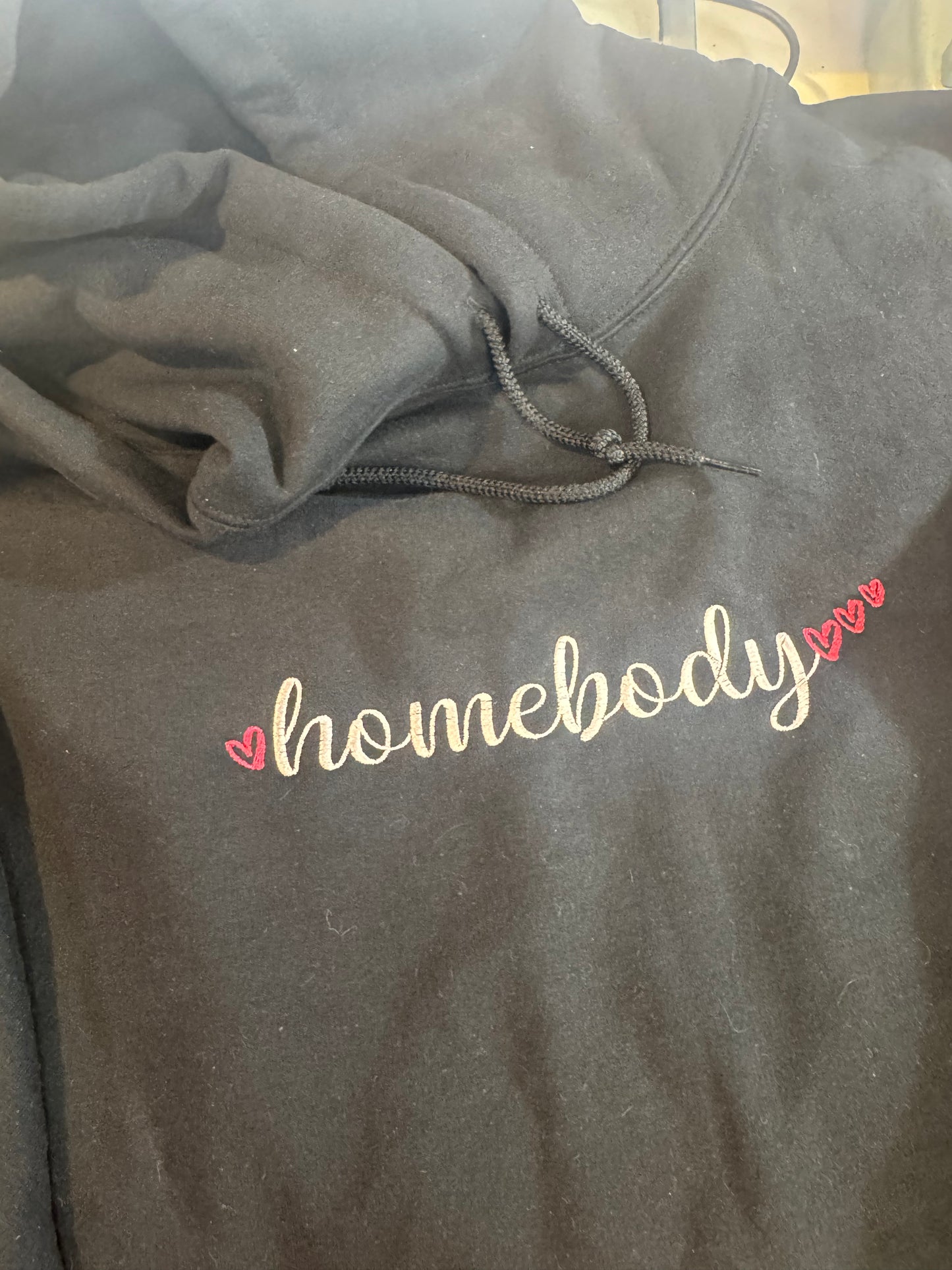 Homebody Embroidered Hoodie