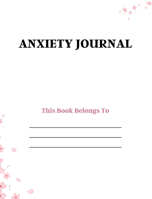 Anxiety Journal Template