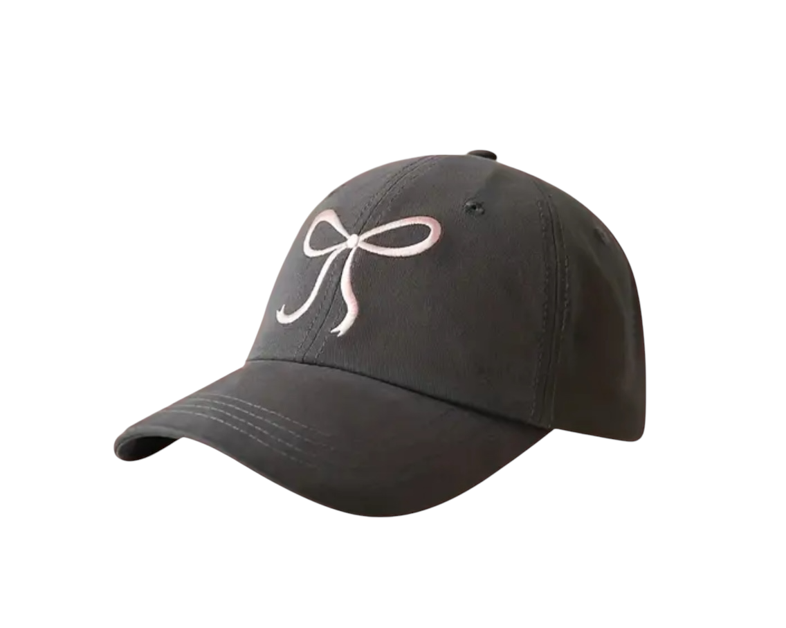 Pink Bow Baseball Cap